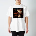 sota-vnの和風夜景デジタルアート Regular Fit T-Shirt