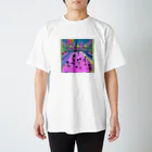 gizumoartの☆満月のスケートリンク☆ Regular Fit T-Shirt