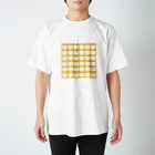 Dot Cat DailyのDot Cat Daily_Square（イエロー） スタンダードTシャツ