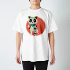 mopandaのサルとエムパン スタンダードTシャツ