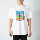 ー水彩の世界ーの遊歩道 Regular Fit T-Shirt