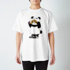 CAT'EM キャッテム　スニーカーを履いた猫のブランドのPANDA CAT B　スニーカーを履いた猫のブランド Regular Fit T-Shirt