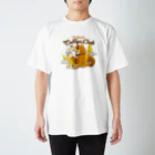 kocoon（コクーン）のコーヒーを嗜む柴犬（真夜中コーヒークラブ） Regular Fit T-Shirt