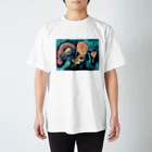 あー君@笹谷正博の2度同じ絵描けないですANIMALGSCE Regular Fit T-Shirt