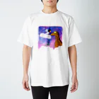 PETDOGSのAngel and giraffe Regular Fit T-Shirt