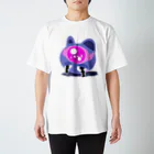 DJのおみせの3つ目ねこちゃん スタンダードTシャツ