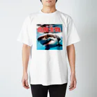 危険生物始めました。の危険生物（great-white-shark） スタンダードTシャツ