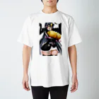 amamoemomoの擬人化怪獣女の子 Regular Fit T-Shirt