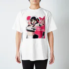 Nao_Fukudaのダブルピース福田ナオ(カラー) スタンダードTシャツ