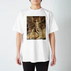 世界美術商店の巨大な赤い龍と太陽を着た女 / Great Red Dragon and the Woman Clothed with the Sun Regular Fit T-Shirt