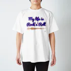 Màau Music.貓音樂 マウミュージックネコショップの貓羽ちゃんT 選べるカラー淡色 スタンダードTシャツ