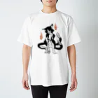 吉川 達哉 tatsuya yoshikawaの妖怪 八割れ化け猫娘（単体） Regular Fit T-Shirt