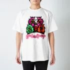 grind popのgp-spiky monsterz PINK Regular Fit T-Shirt