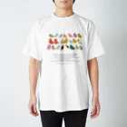 鳥救うSUZURIの『まだなまえのないことりたち』【寄付付き商品】 Regular Fit T-Shirt