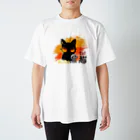 ArayashikI_Japanのサングラス黒猫【淡色系アパレル】 Regular Fit T-Shirt