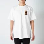 🐾風太🐾のもふもふくまちゃん Regular Fit T-Shirt