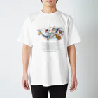 鳥救うSUZURIの『ソーダ水からうまれたとり』【寄付付き商品】 Regular Fit T-Shirt