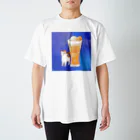 Kitagawa_Natsumiの猫とみかんクリームソーダ Regular Fit T-Shirt