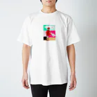 Hello Worldの眠り猫 Regular Fit T-Shirt