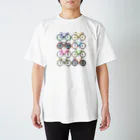 のりものドット絵Tシャツのロードバイク8台 Regular Fit T-Shirt