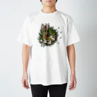 筆ペン画家 原良輔の三つ耳うさぎ Regular Fit T-Shirt