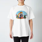 ねずりすSHOPのスナネズ・ボールプール Regular Fit T-Shirt