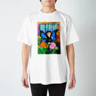 medamaのお庭でお花を鑑賞中🪻 Regular Fit T-Shirt