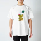 medamaのあなぼこだらけのクマの花瓶 Regular Fit T-Shirt