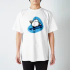 monomawaruのシマエナガとスノボ　02 Regular Fit T-Shirt