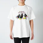 旅するスズメのスズメfamille3 Regular Fit T-Shirt