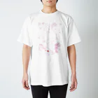さくさくうさぎの神獣 咲桜兎 Regular Fit T-Shirt