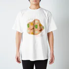 nenneの食べこぼし柄（ナポリタンver） スタンダードTシャツ