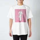 Noa Noa Art ＆ Designのタヒチアンダンサー（ピンク）｜Ori Tahiti Lady Regular Fit T-Shirt