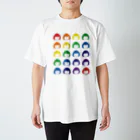 ハチネッコのオカカレインボー Regular Fit T-Shirt