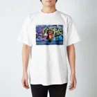 化けわらじ工房のベルリンのらくがきわらじ Regular Fit T-Shirt