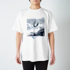 S-Kekki顕在思考室のSFサークルT/白 Regular Fit T-Shirt