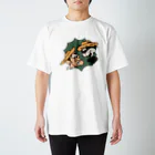 RIKOのそりゃないぜ！猫さん！緑 Regular Fit T-Shirt