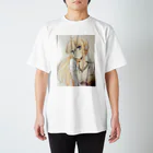 ねじまき太郎のオレンジな女の子 Regular Fit T-Shirt