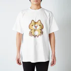 mai_illust_boxの#1_茶トラ猫(○○し隊あにまるず) スタンダードTシャツ