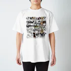 lily_dalmatianのWaiting dogs  スタンダードTシャツ