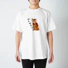 ぬこヌッコロ(猫谷櫂人)のがんばるにゃ応援ばあちゃん スタンダードTシャツ