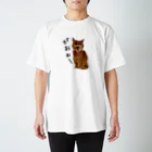 ぬこヌッコロ(猫谷櫂人)のがおお〜おばあちゃん猫 スタンダードTシャツ