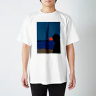 Eleveleの少年と夕陽 スタンダードTシャツ