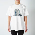 JXZOのアブストラクトアイスデザイン1 Regular Fit T-Shirt