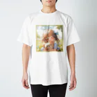 HIROSONOのKAGARI＆MONIシリーズ Regular Fit T-Shirt