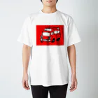 音楽とゆるキャラの消防車 スタンダードTシャツ