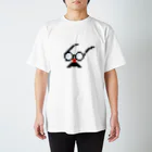 satayaのドット絵の鼻メガネです Regular Fit T-Shirt