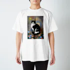 JapaneseArt Yui Shopのはなびちゃん Regular Fit T-Shirt