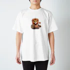 某ぺんぎんの工房の寿司好きライオン Regular Fit T-Shirt