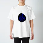 雪兎の【トカゲシリーズ】青い月ver. Regular Fit T-Shirt